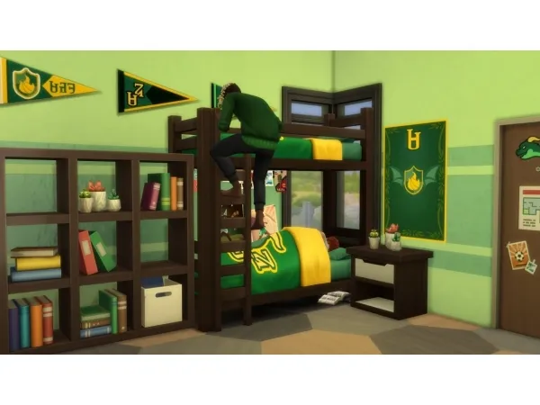 Maxis Match Discover University Bunk Bed - The Sims 4 Custom Content