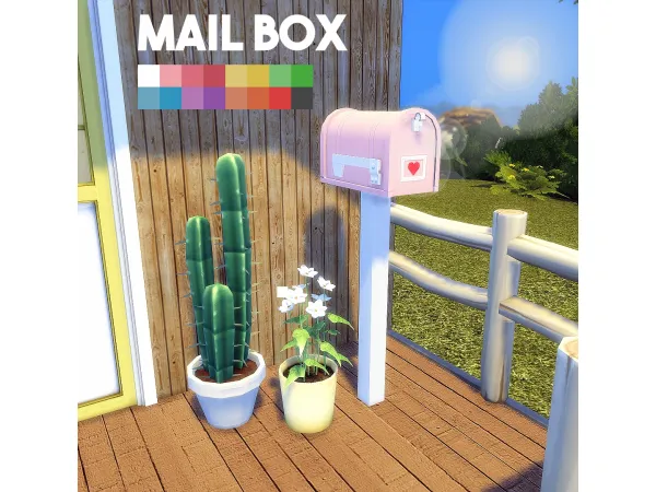 Alpha Sims 4 LSimMail Box - The Sims 4 Custom Content