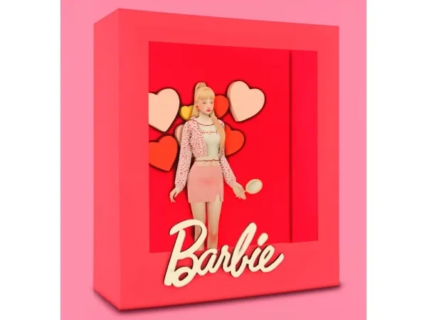 Mix Barbie Doll Box by eunosims - The Sims 4 Custom Content