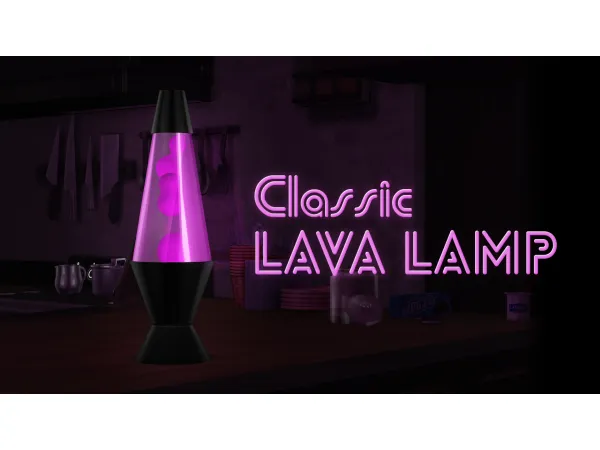 Alpha Classic Lava Lamp - The Sims 4 Custom Content