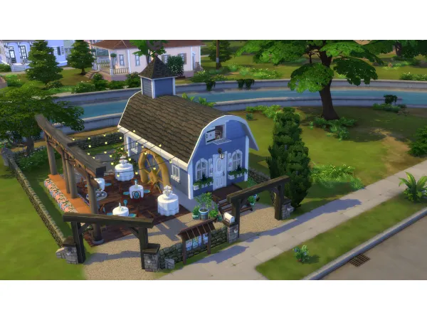 Maxis Match NO Wagon micro home 20x15 by bradybrad7 - The Sims 4 Custom Content