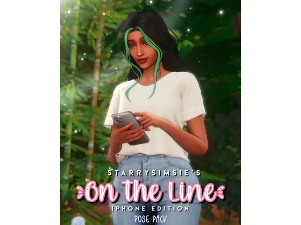Maxis Match On the Line (iPhone) - The Sims 4 Custom Content