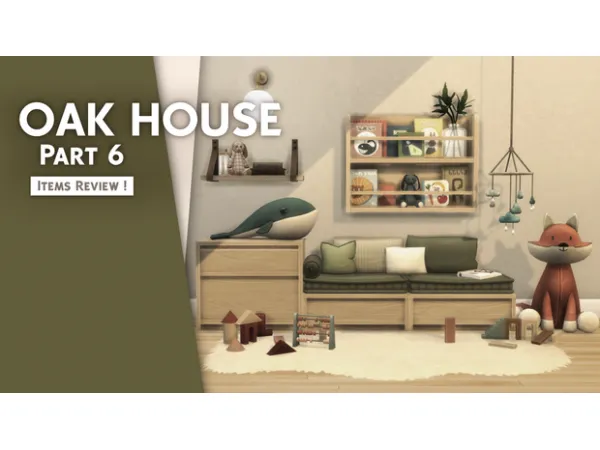 Maxis Match OAK HOUSE part6 download link 12 updated by Pierisim - The Sims 4 Custom Content