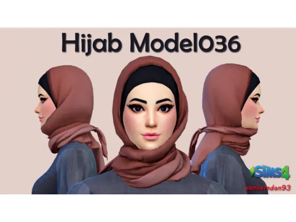 Mix Hijab Model036 - The Sims 4 Custom Content