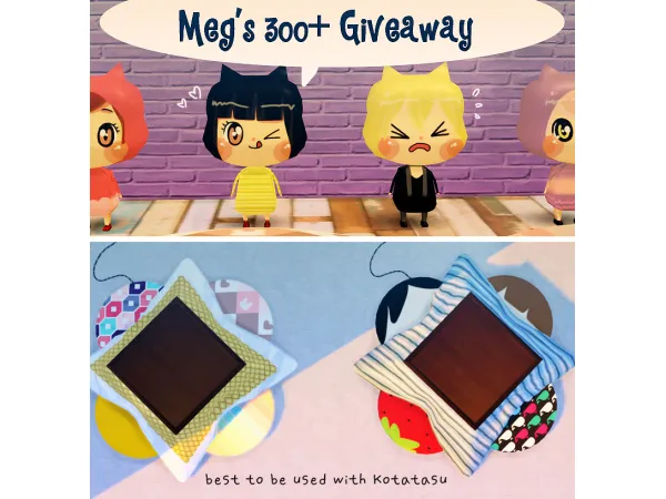 Alpha Meg's 300 giveaway - The Sims 4 Custom Content