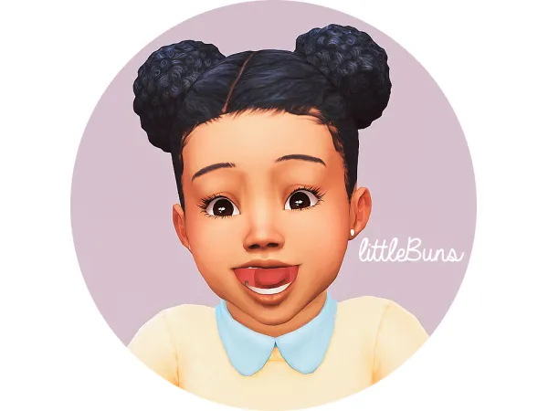 Maxis Match Little Buns - The Sims 4 Custom Content
