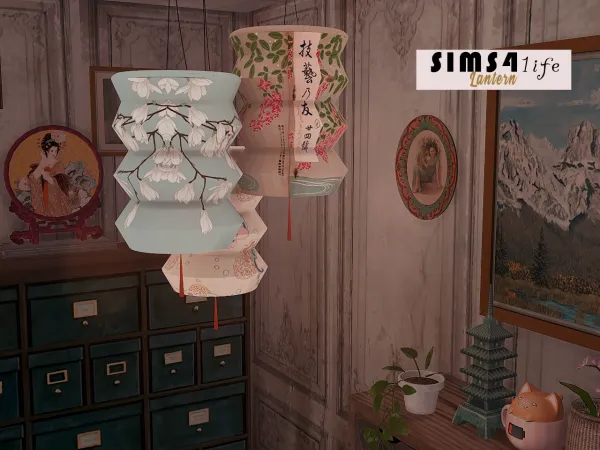 Alpha Lanterns - The Sims 4 Custom Content