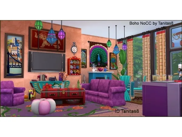 Maxis Match Boho NoCC by Tanita - The Sims 4 Custom Content