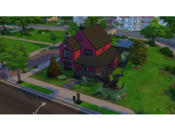 Maxis Match Haunted Vampire House by Brainl3ss - The Sims 4 Custom Content