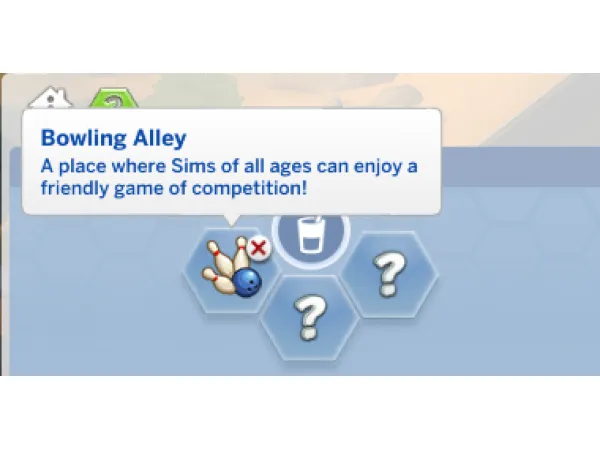 Maxis Match Bowling Alley Lot Trait by adeepindigo - The Sims 4 Custom Content