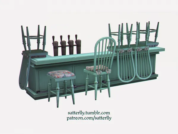 Maxis Match Ma chère Provence Bar set by satterlly updated - The Sims 4 Custom Content