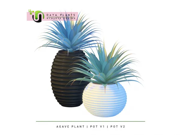 Mix Daya Agave Plant - The Sims 4 Custom Content