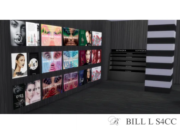 Alpha Sephora Stuff - The Sims 4 Custom Content