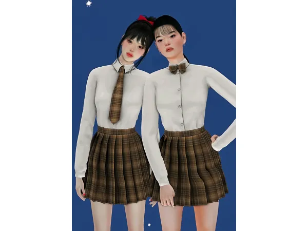 Alpha School uniform by euno sims cc - The Sims 4 Custom Content