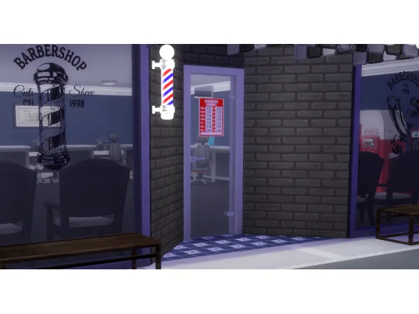 Alpha Barbershop Stuff - The Sims 4 Custom Content