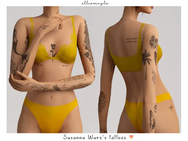 Elliesimple - Susanna Wurz's tattoos