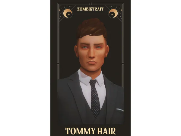 Maxis Match tommy hair by zombietrait - The Sims 4 Custom Content