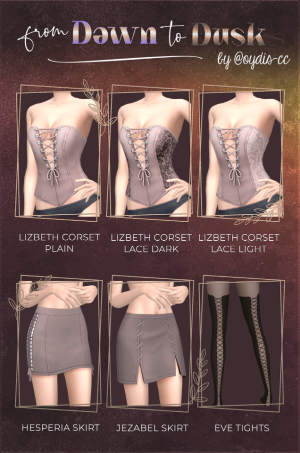 Maxis Match From Dawn to Dusk by simsfinds - The Sims 4 Custom Content