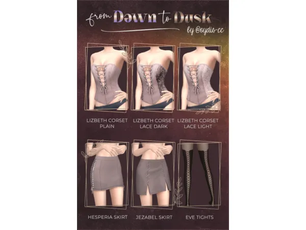 Maxis Match From Dawn to Dusk by oydis - The Sims 4 Custom Content
