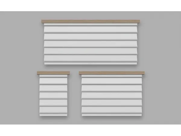 Maxis Match Basic Window Shades by SimPlistic - The Sims 4 Custom Content