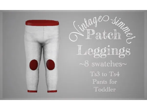 Alpha Patch Leggings - The Sims 4 Custom Content