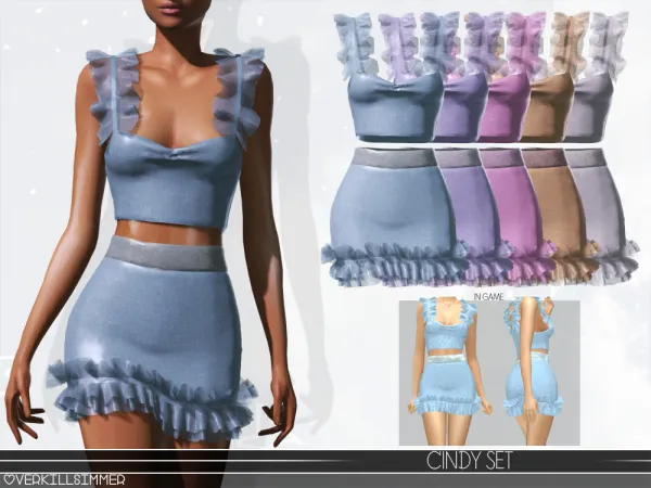 Alpha Cindy Set - The Sims 4 Custom Content
