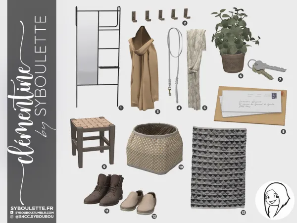 Sims 4 Entrance Room CC