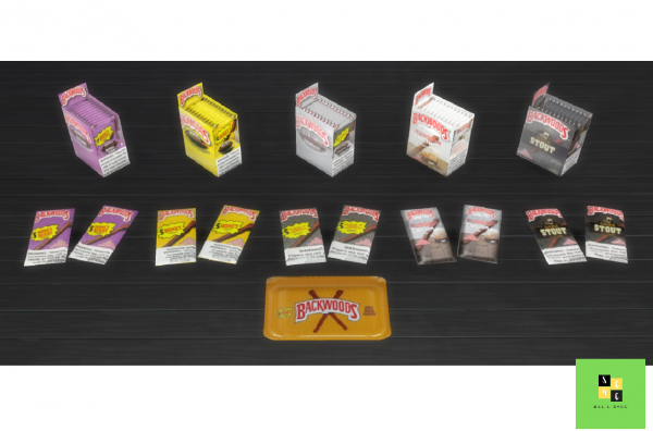 Alpha Backwoods retail boxes (2) individual packs by billls4cc - The Sims 4 Custom Content