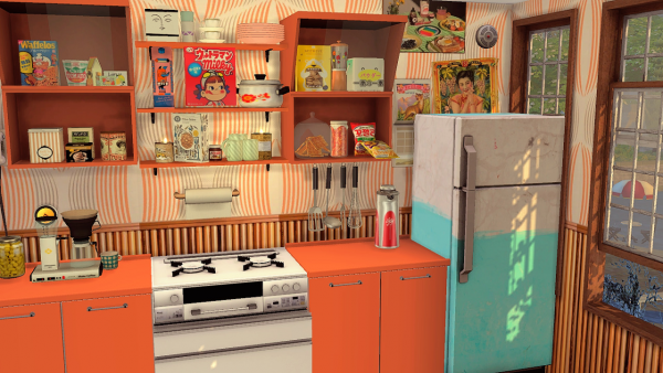 Alpha New wallpapers vintage by simsfinds - The Sims 4 Custom Content