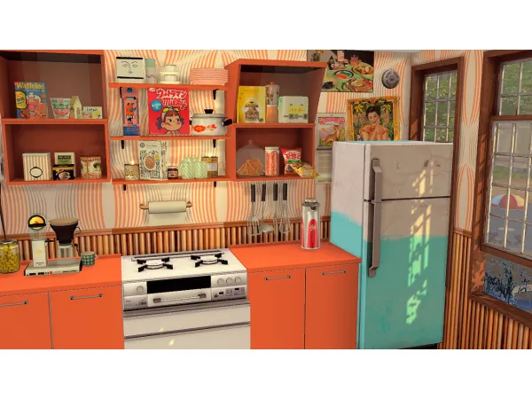 Alpha New wallpapers vintage - The Sims 4 Custom Content