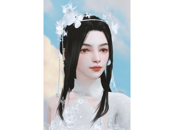 Alpha FenDuDu DTNSH DYHeadwear - The Sims 4 Custom Content