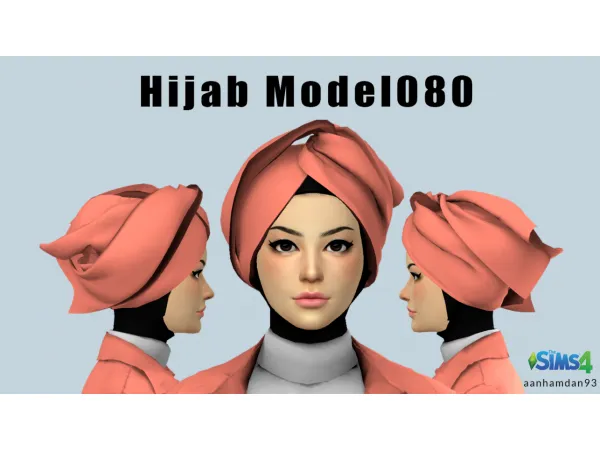 Mix Hijab Model080 - The Sims 4 Custom Content