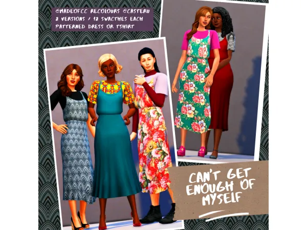 Maxis Match Cant Get Enough of Myself New recolour set - The Sims 4 Custom Content