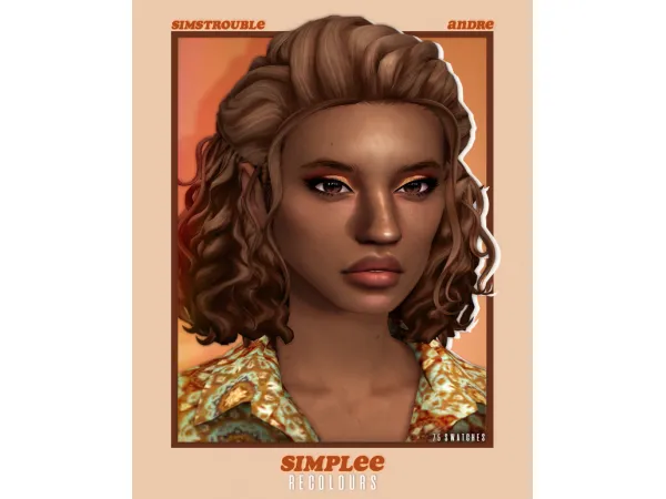 Maxis Match simstrouble andre wms recolour by Simplee - The Sims 4 Custom Content