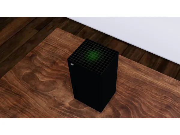 Alpha XBOX Series X (Functional) by simmerkatex - The Sims 4 Custom Content