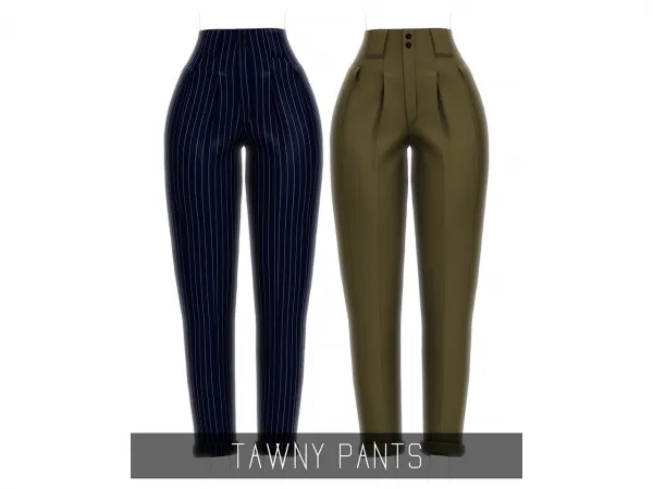 Alpha TAWNY PANTS - The Sims 4 Custom Content