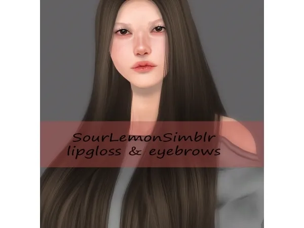 lipstick eyebrows - The Sims 3 Custom Content