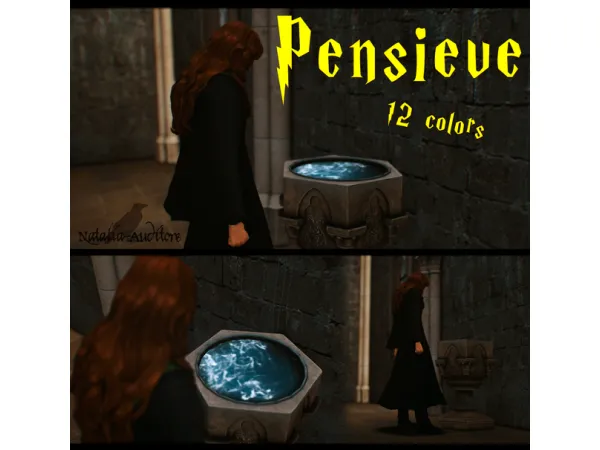 Alpha Pensieve Auditore by Natalia - The Sims 4 Custom Content