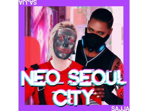 Mix [SAJJA] Neo Seoul City - The Sims 4 Custom Content
