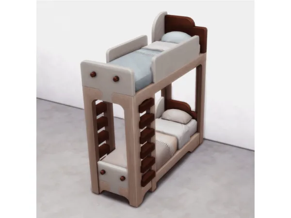 Maxis Match Eco Lifestyle Bunk Bed - The Sims 4 Custom Content