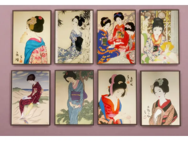 Maxis Match Japanese Paintings by rrtt - The Sims 4 Custom Content