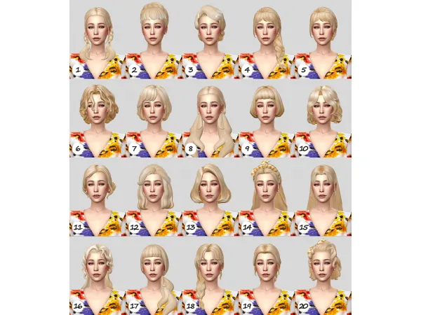 Maxis Match Natural hair recolor dump ft Delilah Cage (NBHT) - The Sims 4 Custom Content