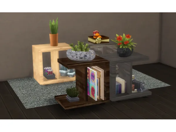 Maxis Match Graham End Table - The Sims 4 Custom Content