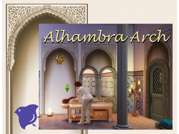 Maxis Match Alhambra Moorish Arch - The Sims 4 Custom Content