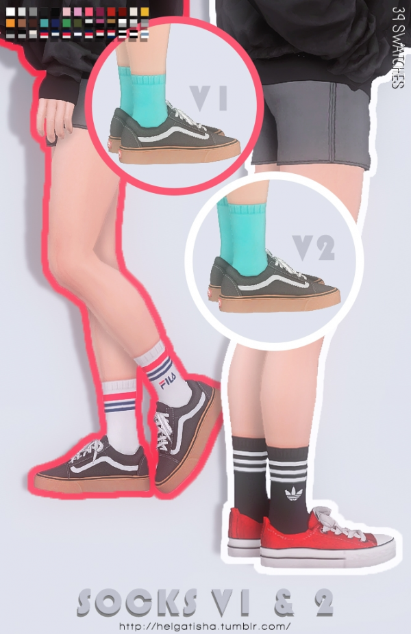 Maxis Match Set socks stockings by simsfinds - The Sims 4 Custom Content