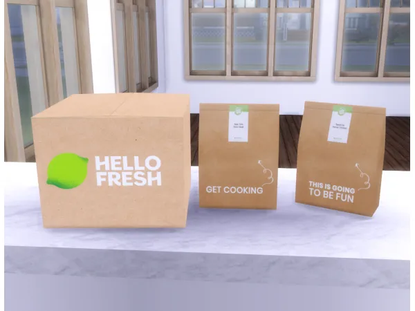 Maxis Match Hello Fresh Decor by simmerkatex - The Sims 4 Custom Content