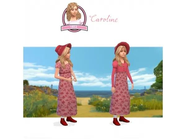Maxis Match Carolines Travel Outfit Original - The Sims 4 Custom Content