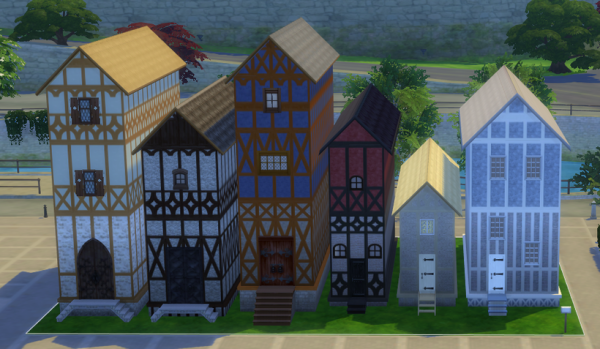 Maxis Match TSM Build Set 1 by simsfinds - The Sims 4 Custom Content