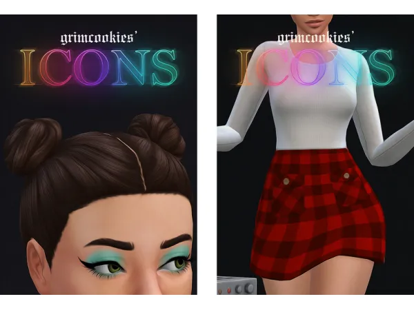 Maxis Match ICONS EMMA BLACKERY by grimcookies - The Sims 4 Custom Content