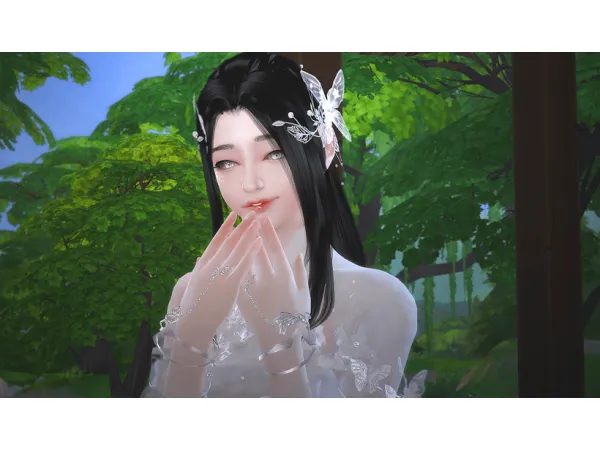 Alpha FenDuDu DTchinese ancient costume TDNSH - The Sims 4 Custom Content